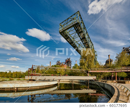 Industrial factory in Duisburg, Germany. Industrial factory in Duisburg, Germany. 60177695