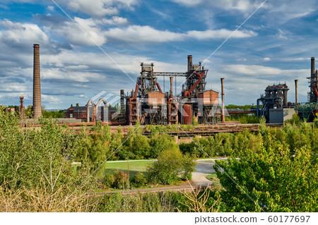 Industrial factory in Duisburg, Germany. Industrial factory in Duisburg, Germany. 60177697