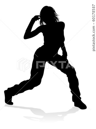 Street Dance Dancer Silhouette Street Dance Dancer Silhouette 60178587