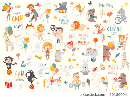 Vector illustration circus. 60180094