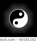 Yin and yang magic energy. 60181102