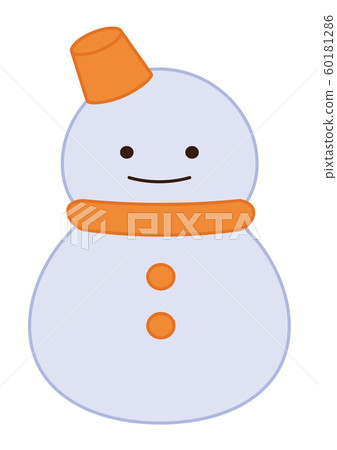 Cute snowman illustration 60181286