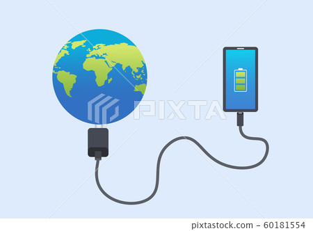 Smartphone  connect charge world.  60181554