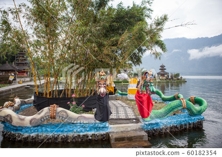 Dragon fountains at Balinese Hindu temple Pura Dragon fountains at Balinese Hindu temple Pura 60182354