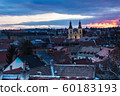Sunset of Eger city, Hungary 60183193