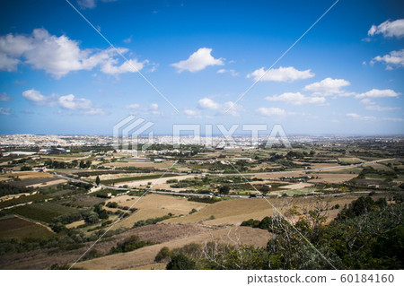 View from the old capital of Malta, Mdina View from the old capital of Malta, Mdina 60184160
