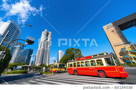 Yokohama cityscape in Japan Looking over Yokohama Landmark Tower in front of Sakuragicho Station Yokohama cityscape in Japan Looking over Yokohama Landmark Tower in front of Sakuragicho Station 60184586
