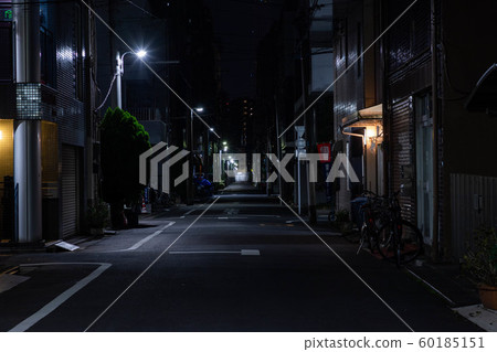 [Taito-ku, Tokyo] Night city road 60185151