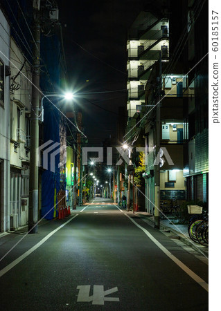 [Taito-ku, Tokyo] Night city road 60185157