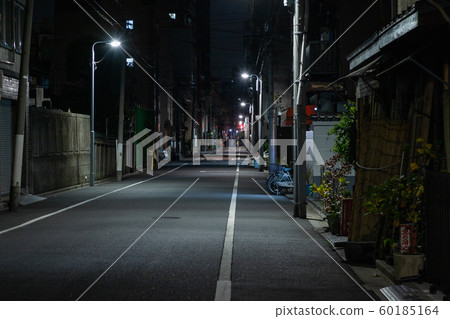 [Taito-ku, Tokyo] Night city road 60185164
