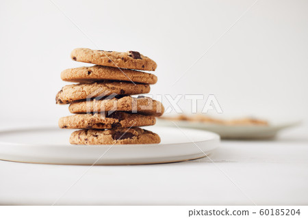 Chocolate chip cookies, Sweet biscuits. 60185204