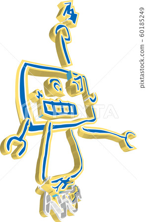 Handwritten robot Handwritten robot 60185249