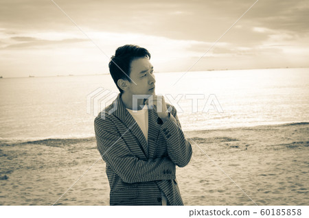 Male Portrait Sea 60185858