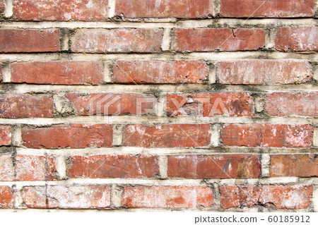 Grunge old red brick pattern wall textured background 60185912