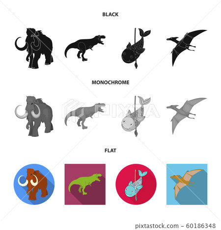 Vector design of animal and character symbol. Set of animal and ancient stock symbol for web. Vector design of animal and character symbol. Set of animal and ancient stock symbol for web. 60186348