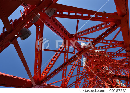Tokyo Tower, close-up Tokyo Tower, close-up 60187281