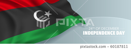 Libya independence day vector banner, greeting card Libya independence day vector banner, greeting card 60187811