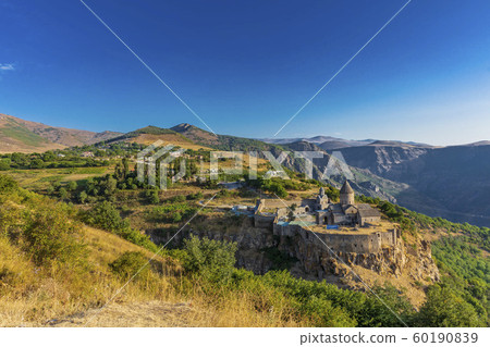 panorama landscape mountains Tatev monastery Syunik Armenia landmark panorama landscape mountains Tatev monastery Syunik Armenia landmark 60190839