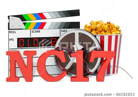 NC-17 Adults Only, film rating system concept. NC-17 Adults Only, film rating system concept. 60192853