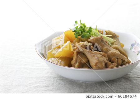 Sweet and spiced radish and chicken 2 Sweet and spiced radish and chicken 2 60194674