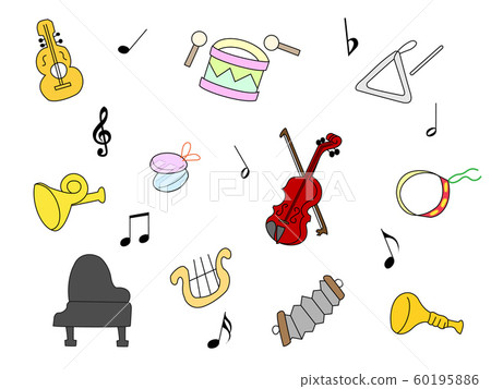 樂器圖標集 60195886