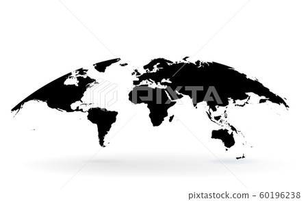 High quality world map 60196238