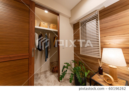 Closet bedroom own home interior image 60196262