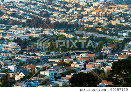 View of San Francisco at twilight View of San Francisco at twilight 60197159