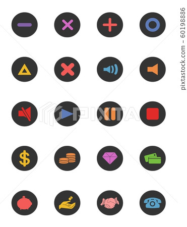 Color pictogram icon - Stock Illustration [60198886] - PIXTA