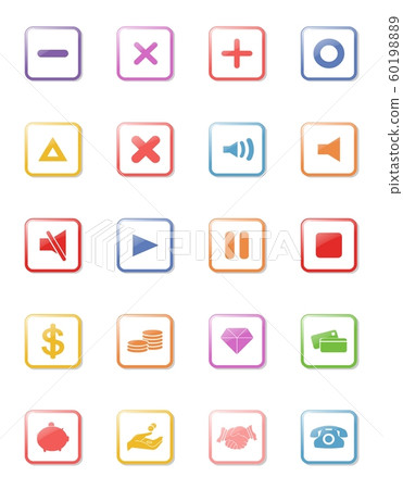 Color pictogram icon Color pictogram icon 60198889