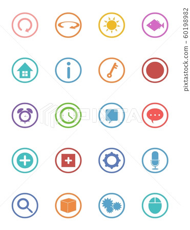 Color pictogram icon Color pictogram icon 60198982