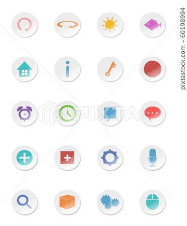 Color pictogram icon Color pictogram icon 60198994