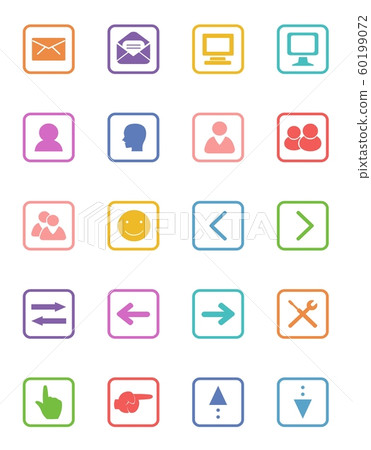 Color pictogram icon 60199072