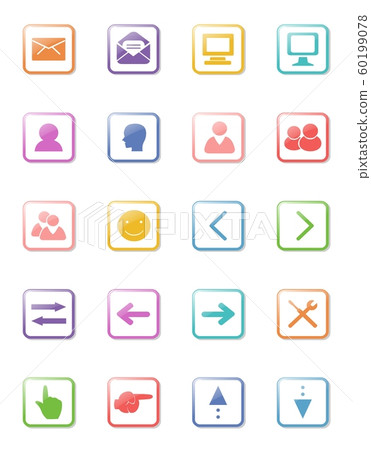 Color pictogram icon 60199078