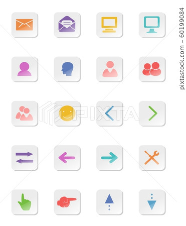 Color pictogram icon 60199084