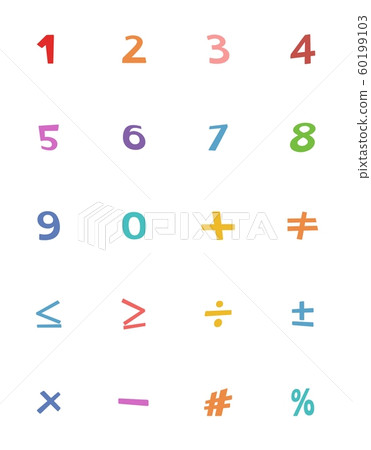 彩色象形圖圖標 彩色象形圖圖標 60199103