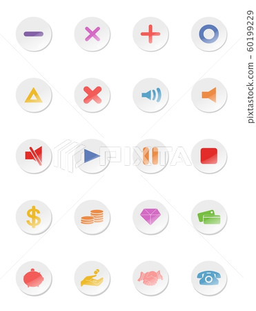 Color pictogram icon Color pictogram icon 60199229