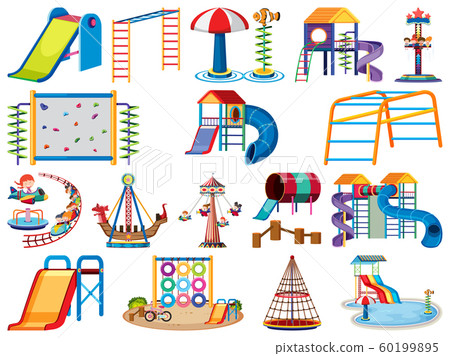 Large set of isolated objects of playground Large set of isolated objects of playground 60199895