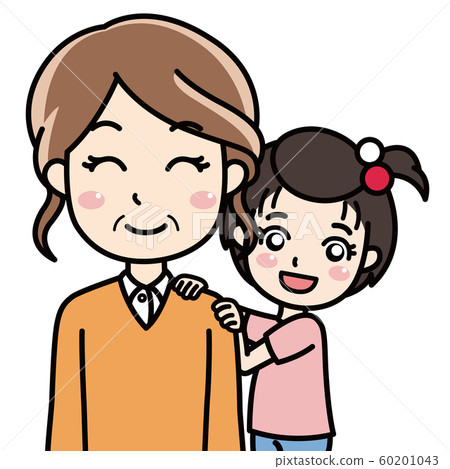 女兒與母親的肩膀(工作感謝日) 女兒與母親的肩膀(工作感謝日) 60201043