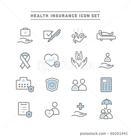 insurance, health insurance, icon 60201441
