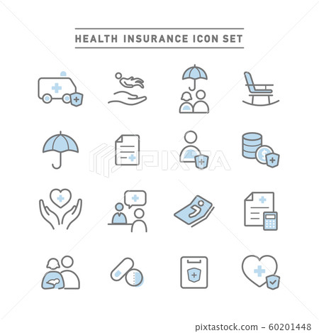 insurance, health insurance, icon 60201448