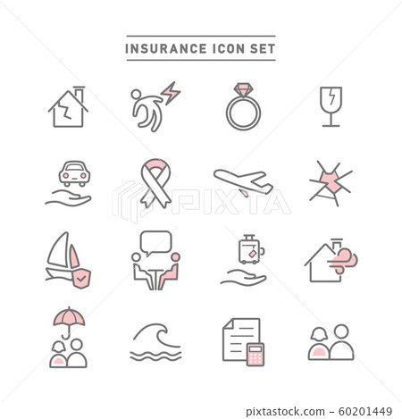 insurance, icon, icons 60201449