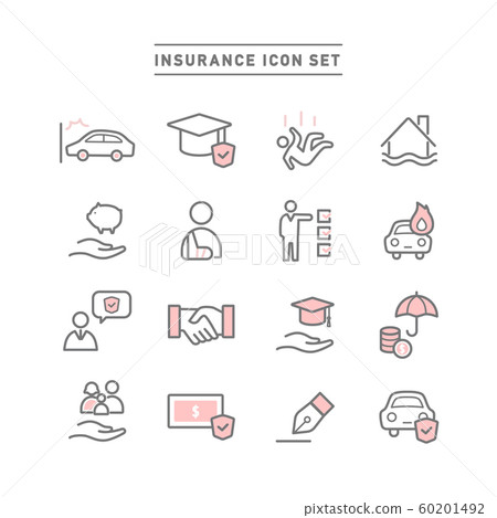 insurance, icon, icons - Stock Illustration [60201492] - PIXTA