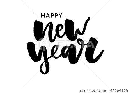 Happy New 2018 Year. Holiday Vector Illustration 60204179