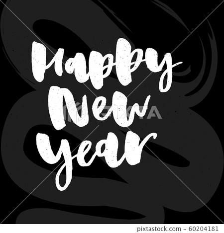 Happy New 2018 Year. Holiday Vector Illustration 60204181