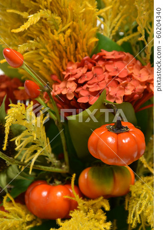 Flower arrangement autumn image 60204340