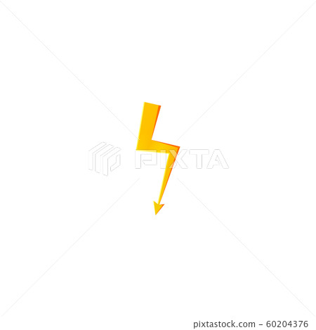Flash and thunder bolt icon. High voltage and Flash and thunder bolt icon. High voltage and 60204376