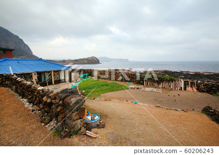 濟州島,封閉的房子,空房子, 濟州島,封閉的房子,空房子, 60206243