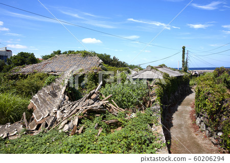 濟州島,封閉的房子,空房子, 濟州島,封閉的房子,空房子, 60206294