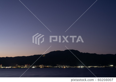 從八橋的人工島看對岸大津市區夜景 從八橋的人工島看對岸大津市區夜景 60208007